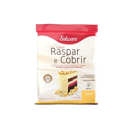 Chocolate Raspar Castor Branco 5kg