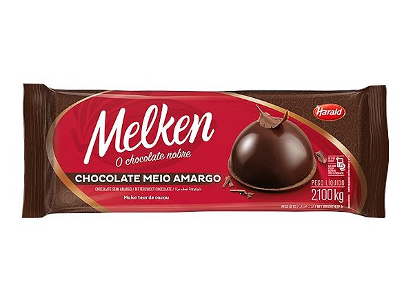 Chocolate Melken Meio Amargo 2,1kg