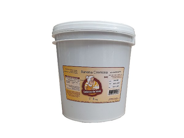 Doce de Banana cremosa 5kg