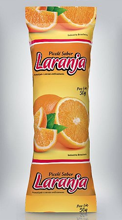 Embalagem BOPP Laranja 250gr