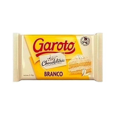 Chocolate Garoto Branco 2,1 KG