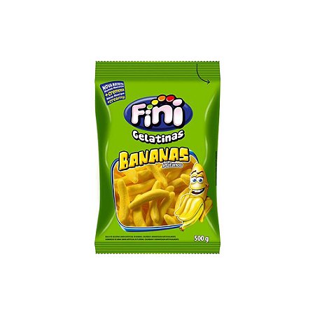 Fini Bala de Gelatina Banana 500 G