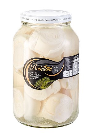 Palmito Palmeira Real Coração 1,8kg - 6 Unidades