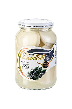 Palmito Pupunha Rodela 300g - 1 Unidade