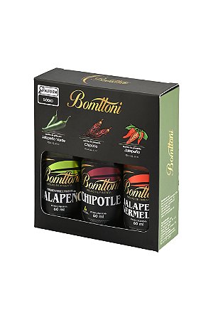 kit 3 Pimentas 60ml cada - 1 Unidade