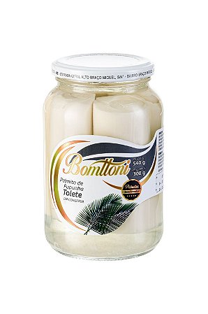 Palmito Pupunha Tolete 300g - 15 Unidades
