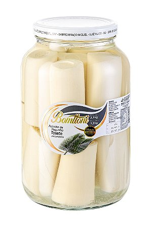 Palmito Pupunha Tolete 1,8kg - 6 Unidades