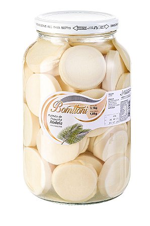 Palmito Pupunha Rodela 1,8kg -  6 Unidades