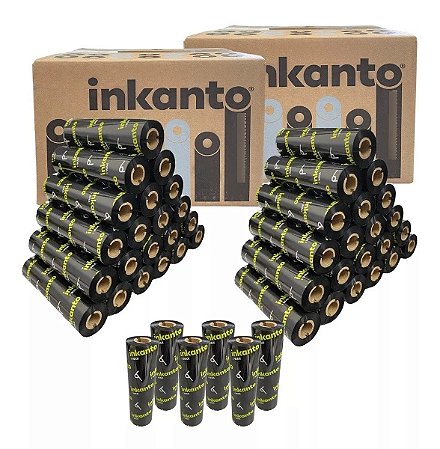 Ribbon Inkanto AWR1 110mm X 74m Cera - 48 unidades