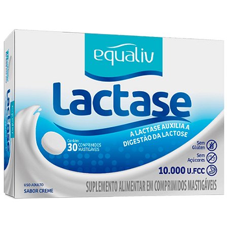 Lactase Equaliv 10.000 U.FCC - 30 Comprimidos