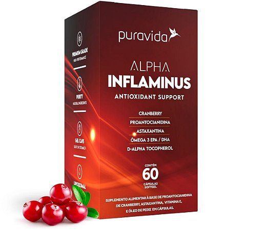 Alpha Inflaminus - Puravida - 60 Cápsulas