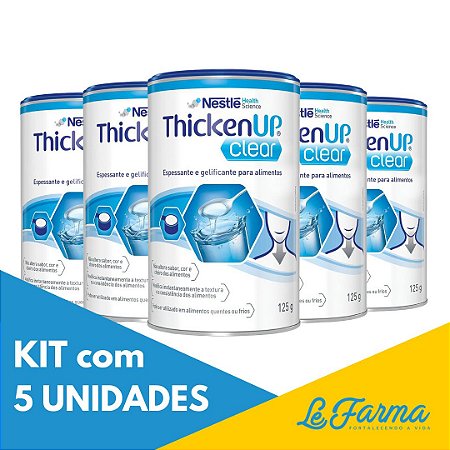 KIT 5 UNIDADES: Resource Thicken Up Clear - 125g
