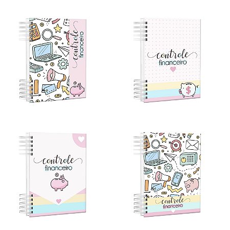 Caderno Controle Financeiro Planner Mensal Finanças