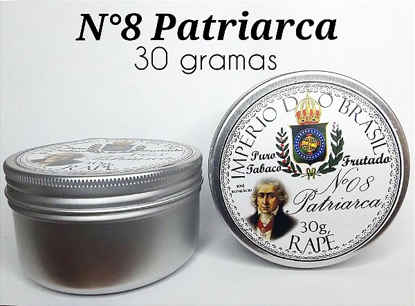 Rapé Nº8 Patriarca embelgam econômica 30g