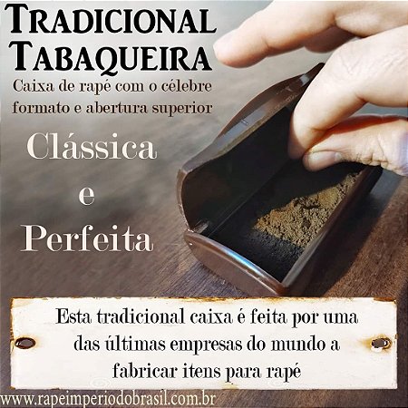 Tabaqueira para rapé Importada em acrílico vintage