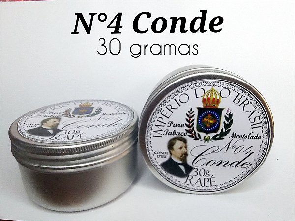 Rapé Nº4 Conde embelgam econômica 30g