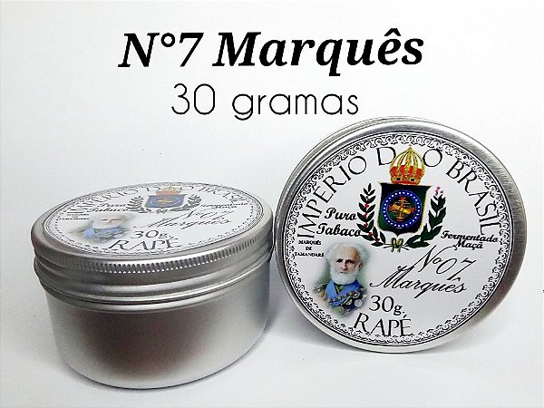 Rapé Nº7 Marquês embelgam econômica 30g