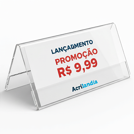 Display Prisma V - Porta Preço