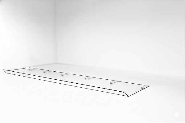 Defletor de Ar Condicionado Piso Teto