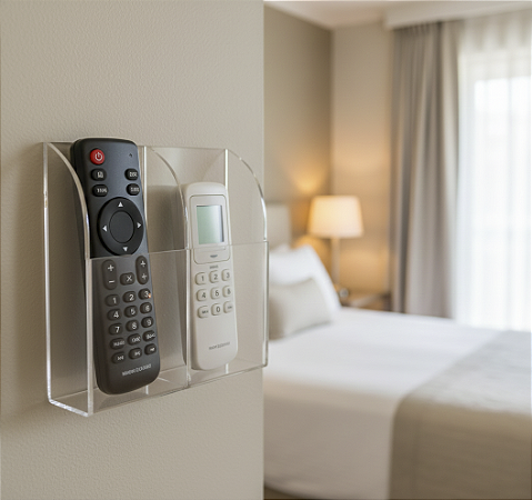 Porta Controle Remoto de Parede