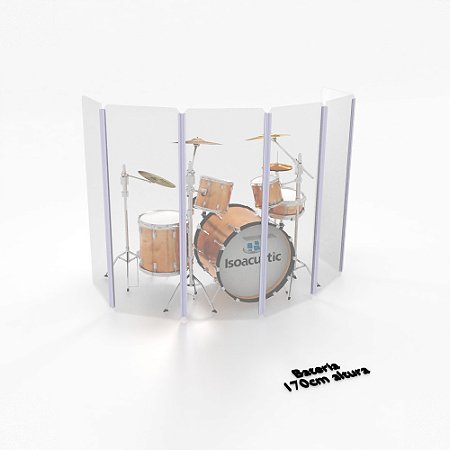AQUÁRIO DE BATERIA 170 cm - 5 placas | ISOACUSTIC
