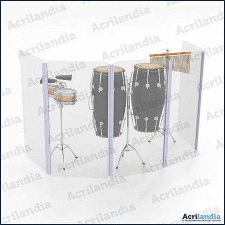 AQUÁRIO DE PERCUSSÃO 120 cm - 1 placa | ISOACUSTIC