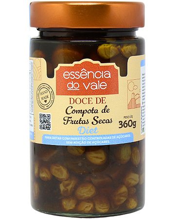 Edição Limitada Compota de Frutas Secas Pessach DIET da Essência do Vale 360g