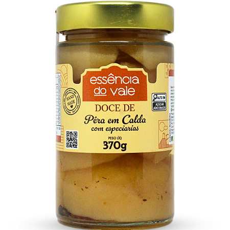 Edição Limitada Pêra em Calda da Essência do Vale 370g