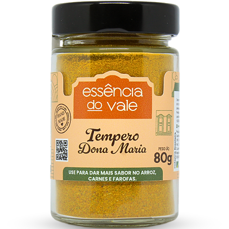 Tempero Natural Dona Maria Essência do Vale 80g