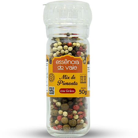 Mix de Pimentas em Grãos da Essência do Vale 50g