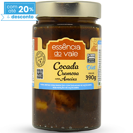 Cocada Cremosa com Ameixa Diet Sem Adição de Açúcar 390g