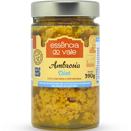 Ambrosia Diet Sem Adição de Açúcar da Essência do Vale 390g