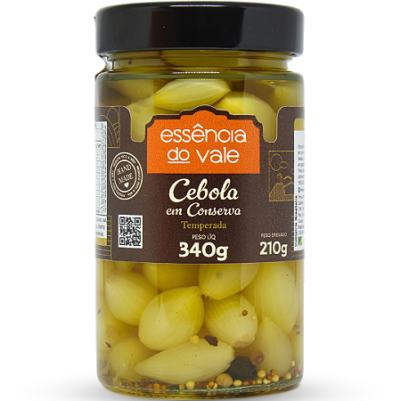 Cebola em Conserva Essência do Vale 340g