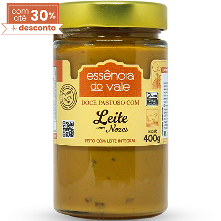 Doce Pastoso de Leite com Nozes Essência do Vale 400g
