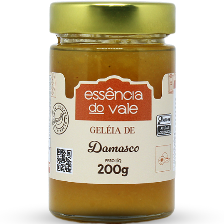 Geleia de Damasco da Essência do Vale 200g