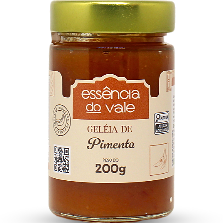 Geleia de Pimenta da Essência do Vale 200g