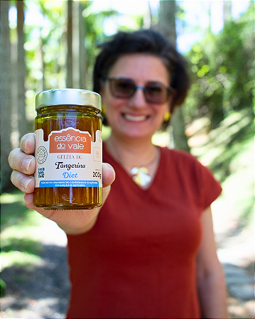 Geleia de Tangerina com Pedaços de Casca Diet Sem Adição de Açúcar 200g
