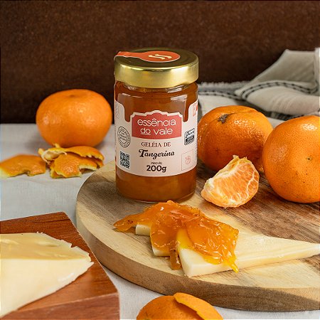 Geleia de Tangerina com Pedaços de Casca da Essência do Vale 200g
