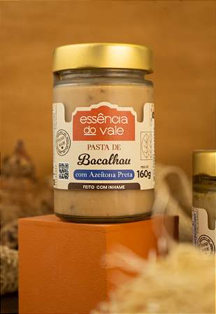 Pasta de Bacalhau com Azeitona Preta Essência do Vale 160g