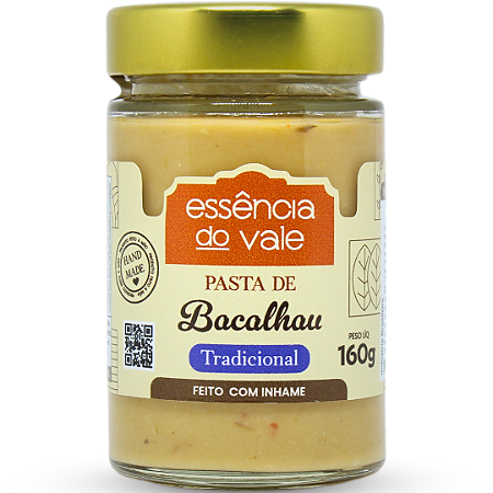 Pasta de Bacalhau Tradicional Essência do Vale 160g