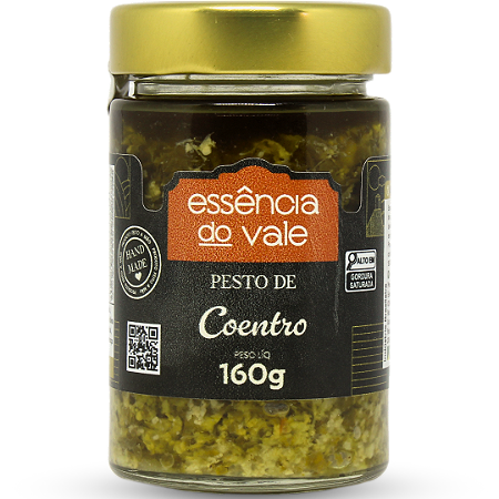 Pesto de Coentro Essência do Vale 160g