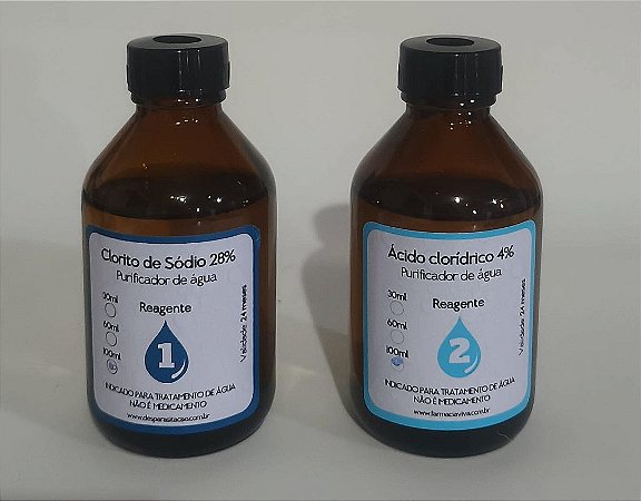 KIT SANITIZANTE 100ML + 100ML  (VOL. 200ML) - VIDRO