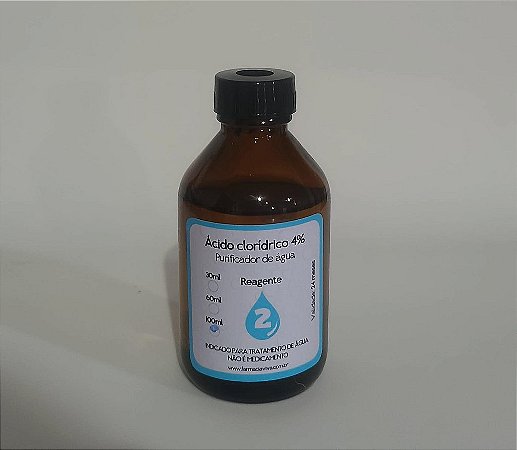 X HCL 4% - 100 mL - VIDRO
