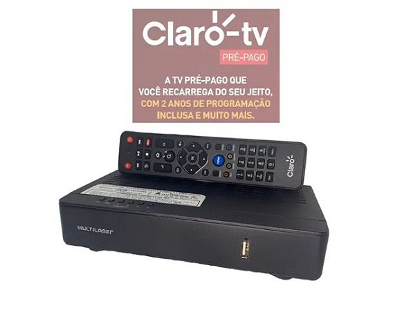 RECEPTOR CLARO TV HD 2 ANOS LIVRE
