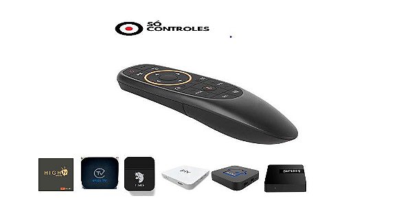 CONTROLE AIR MOUSE COM COMANDO DE VOZ RECEPTOR TIGRE