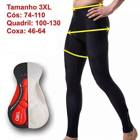 Calça De Ciclismo Unissex Coolmax Pro 5d Gel