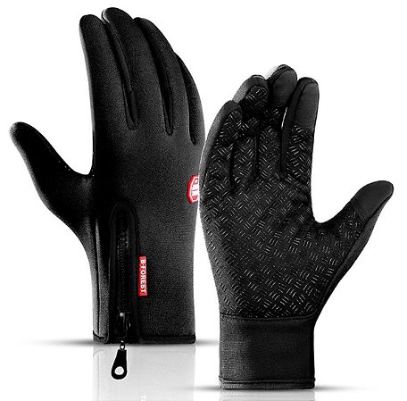 Luva Dedo Fechado Touchscreen Ciclismo Bike Inverno Longa