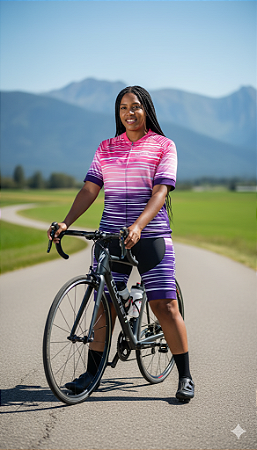 Conjunto Para Ciclismo Feminino Bike  Tamanho Plus Size Extra 5XL