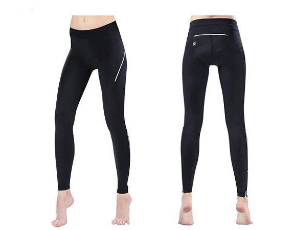 Calça Ciclista Feminino Longo Ciclismo Bike SLIN