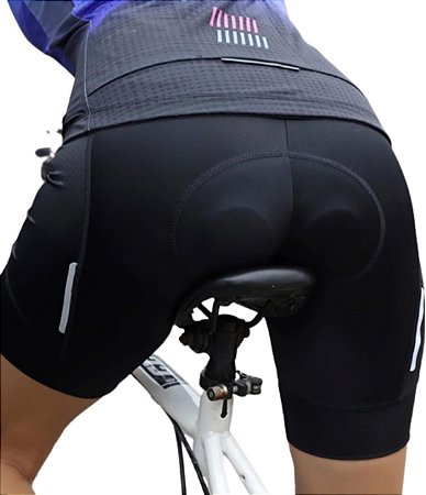 Bermuda Short Bike Feminino Ciclista Coolmax Slim